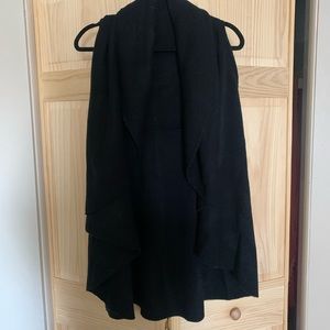 Black sweater vest/shawl